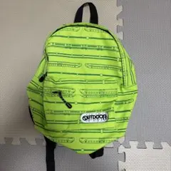 OUTDOOR PRODUCTS 新幹線柄リュック グリーン
