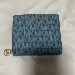 MICHAEL KORS 財布　二つ折り　ダークブルー　値下げ交渉◯