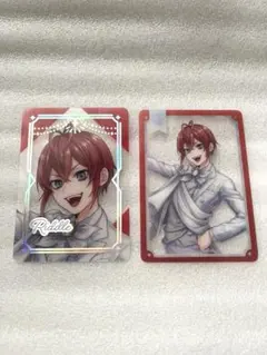 セット　リドル　ディズニー ツイステ　 クリアカード　プラチナジャケット