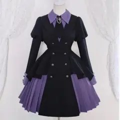 Lily Black ロリータ ワンピース 紫