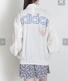 1980s adidas バックプリントナイロンジャケット ヴィンテージ