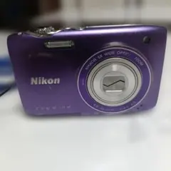 Nikon COOLPIX パープル コンパクトデジタルカメラ - メルカリ