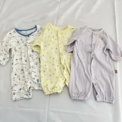 ベビー ロンパース 3点セット 長袖 60センチ