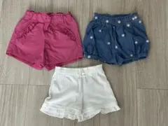 赤ちゃん本舗　ショートパンツ　短パン　90cm 3点セット