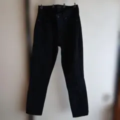美品ユニクロスキニーデニムパンツ25黒