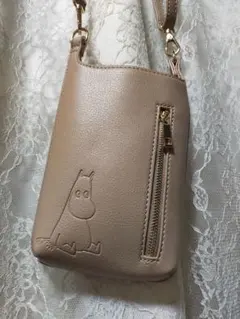 いくぶー様専用⭐️美品⭐️ムーミン エンボス加工 スマホショルダーバッグ