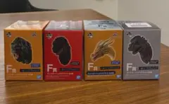 【未開封品】ゴジラVSコング一番くじF賞　モンスターヘッドマグネット4個セット