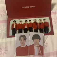 BTS MOS ONE オンコン ホソク テテ オール トレカ チケット
