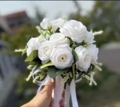 造花　ブーケ　結婚式