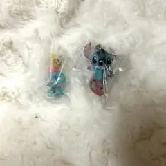 ディズニー めじるしアクセサリー Summer スティッチ スクランプ ガチャ