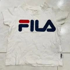 FILA キッズ ロゴTシャツ ホワイト 80cm