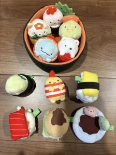 すみっコぐらし　てのりぬいぐるみ　2015 おすしの会　レア　コンプリート 2025年最新】すみっコぐらし すしの人気アイテム - メルカリ