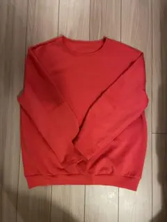 レッド スナップボタン付き スウェットのサムネイル