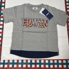 EDWIN 半袖Tシャツ 110cm グレーのサムネイル