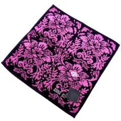 ANNA SUI　アナスイ　花柄　タオルハンカチ
