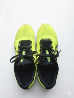asics アシックス 24.5㎝ 蛍光イエロー レーザービーム