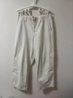 Steven Alan ホワイト　ワイドジーンズ