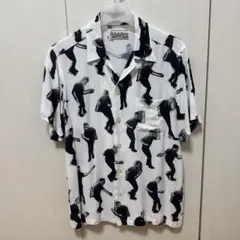 ヴィンテージ】古着 メンズ ボブマーリー アロハシャツ 希少 L 白 ☆総