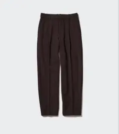 ヒートテックタックテーパードパンツ　ブラウン　サイズ10