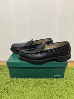 美品　HARUTA　ハルタ　コインローファー　ペニーローファー　ブラック　26