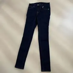 【美品】GU ジーユー スキニーデニム ジーンズ 濃紺 サイズ61 ストレッチ