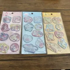 マイメロ　ポムポム　シナモロールシール 3セット