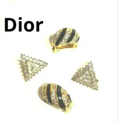 【極美品・貴重】Dior ディオール　イヤリング　フェンディ　ハンカチ