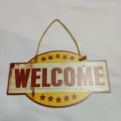 웰컴 플레이트 앤틱