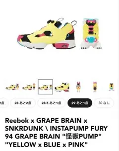 Reebok INSTAPUMP FURY 94 GRAPE BRAIN