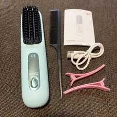 コードレス ストレートヘアブラシ 温度調整&液晶ディスプレイ搭載