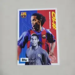 TOPPS FC バルセロナ ロナウジーニョ カード