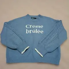 pom ponette セーター S　140　ブルー