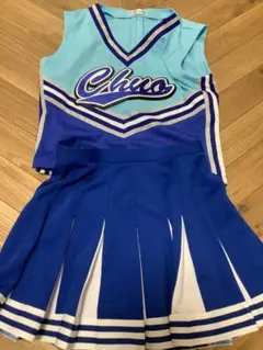 チアリーディングウェア 青と水色