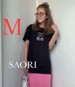 しまむら　Helm SAORI 転写プリントTシャツ　サイズＭのサムネイル