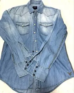 AMERICAN EAGLE アメリカンイーグル　デニムシャツ XSのサムネイル