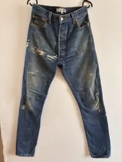 RE/DONE Levi's ペイント ストレートデニム 25のサムネイル