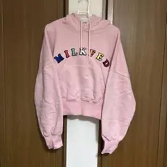 MILKFED クロップド丈スウェットパーカー