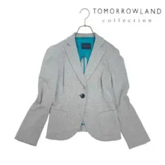 09T057☆ TOMORROWLAND 背抜き テーラードジャケット Mのサムネイル