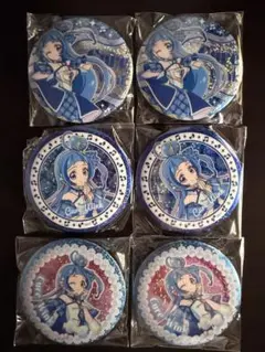 キミとアイドルプリキュア　BIGホログラム缶バッチ　キュアウインク　6個