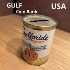 USAヴィンテージ　ガルフ GULF ブリキバンク 貯金箱 オイル缶ペール 2026年最新】オイル缶 ガルフの人気アイテム - メルカリ