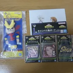 ヒロアカ 一番くじ 幸せの上に オールマイトねつけ トガお茶子5点セット