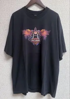 2000年製　HARLEY DAVIDSON 両面イーグル　黒　2XL
