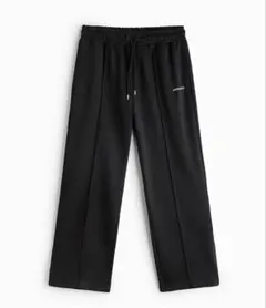ZARA ジャージ　パンツ　ブラック ワイド　ジッパー