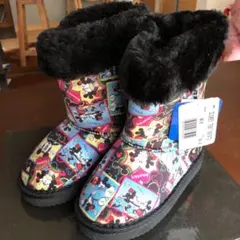 【新品】kids ディズニームートンブーツ