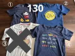 男の子　Tシャツ　半袖　3枚 まとめ売り 130 【バラ、組み合わせ変更OK】
