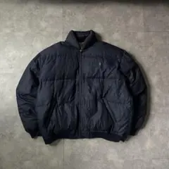 【当時物❗️】ラルフローレン　肉厚　ダウンジャケット　ヌプシ型　ネイビー　ポロ