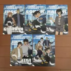 「新品未使用」名探偵コナン ハイウェイの堕天使A5クリアファイル 全5種 セブン