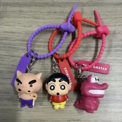 クレヨンしんちゃん ガチャ キーホルダー 3種セット