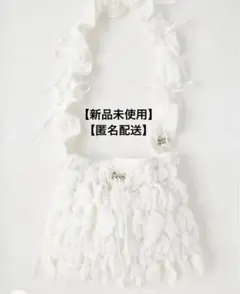 moussy SHOULDER RIBBON PURSE バッグ　white