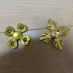 ハンドスピナー 2種セット ゴールドカラー